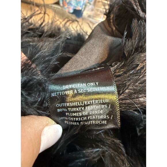 $295 Lamarque Zaina Feather Boustier Small - Picture 7 of 8